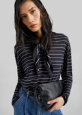 Lerici Square Scarf - Black