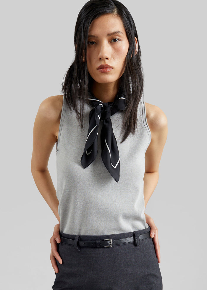 Lerici Square Scarf - Black