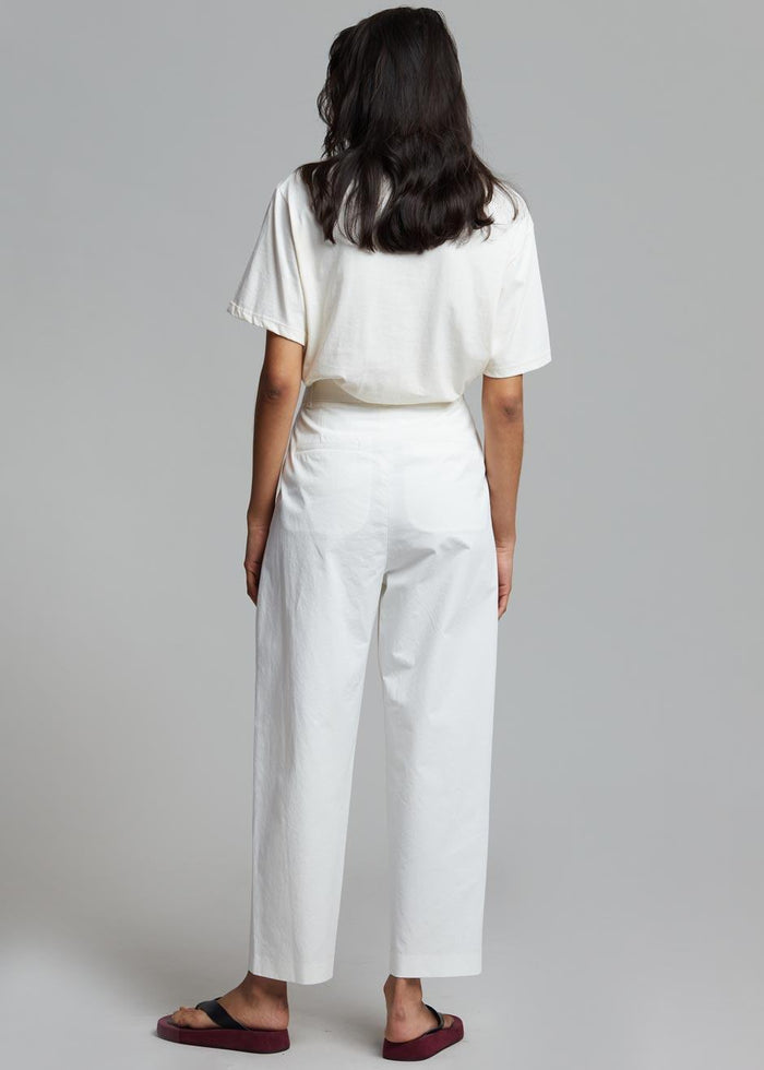 Lilou Simple Tee - Sea Salt top The Frankie Shop
