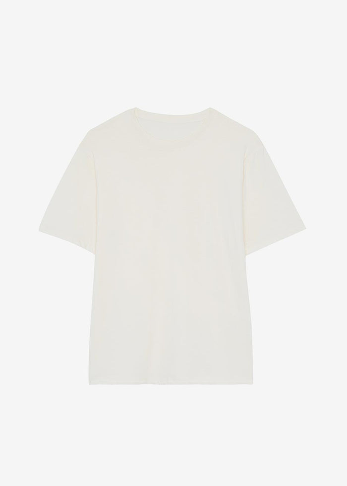 Lilou Simple Tee - Sea Salt top The Frankie Shop