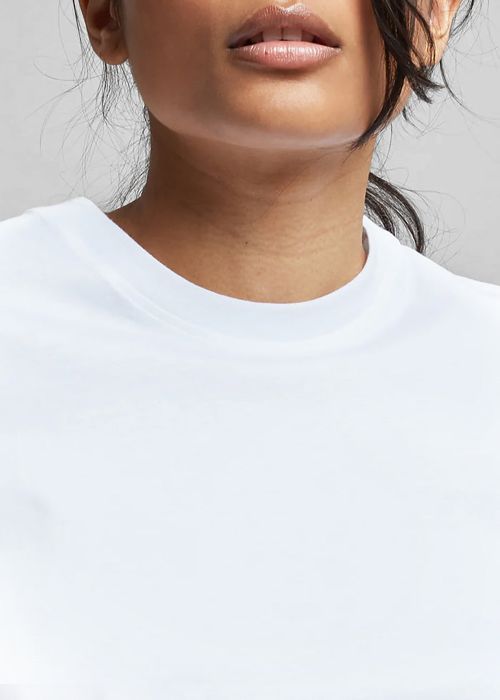 Lilou Simple Tee - Optic White
