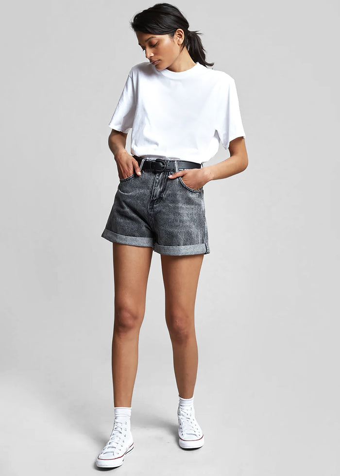 Lilou Simple Tee - Optic White