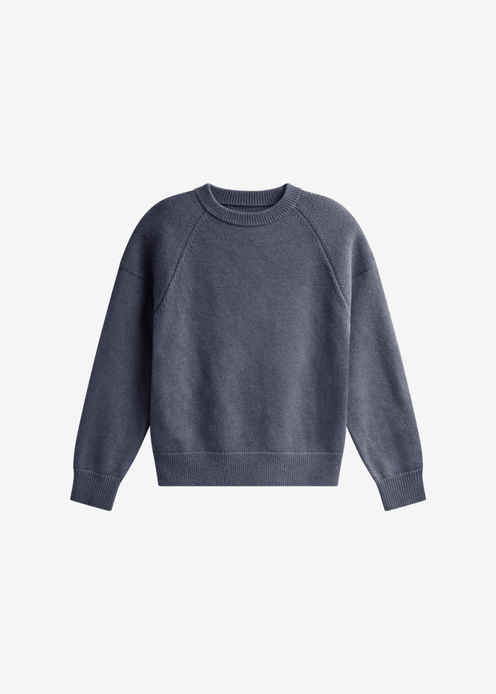 Lina Padded Sweater - Dark Grey