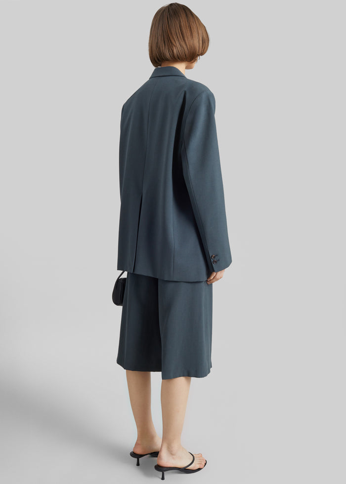 Lioni Oversized Padded Blazer - Deep Teal