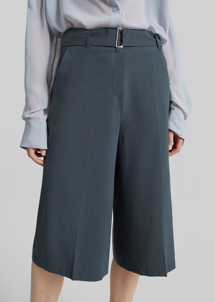 Lioni Tailored Bermuda Shorts - Deep Teal