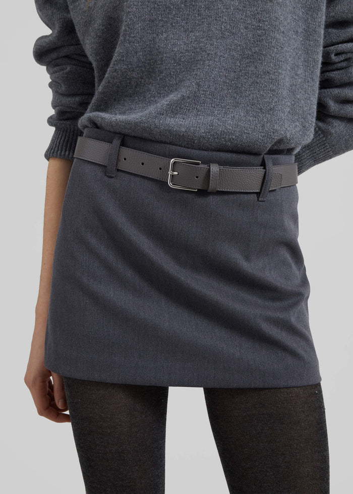 Liri Mini Skirt - Grey