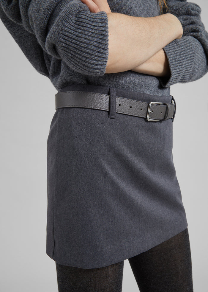 Liri Mini Skirt - Grey