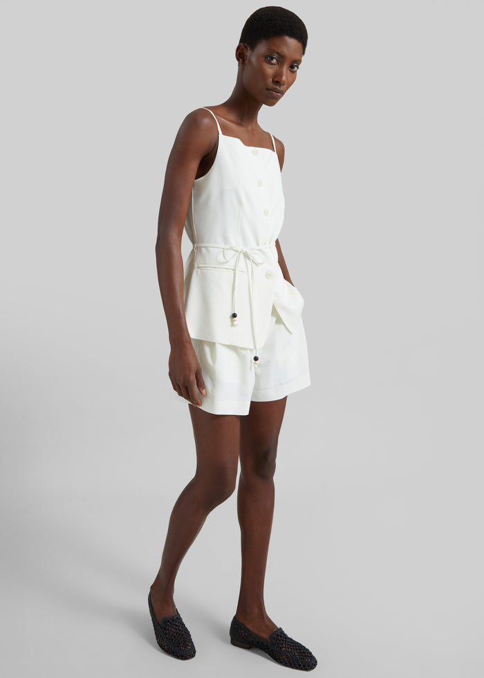 Lisboa Tie Vest - Ivory