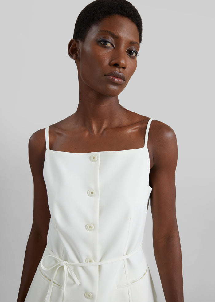 Lisboa Tie Vest - Ivory