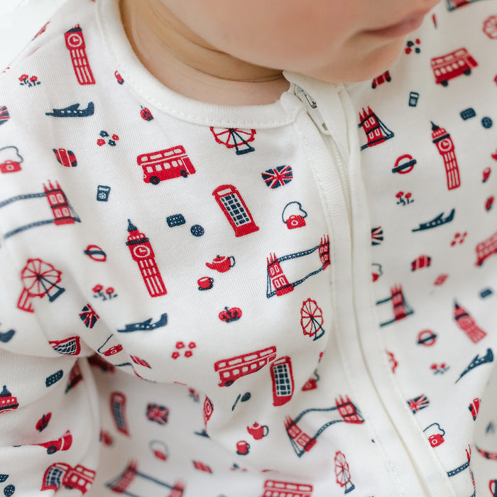 Little London Zip Romper