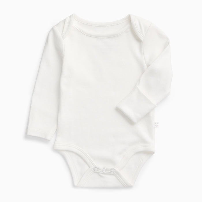 Long Sleeve Bodysuit - White