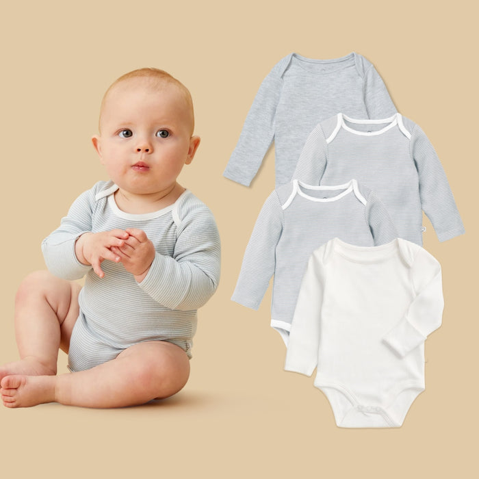 Long Sleeve Bodysuit 4 Pack