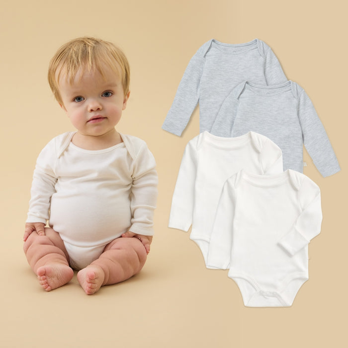Long Sleeve Bodysuit 4 Pack