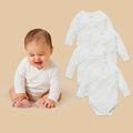 Long Sleeve Kimono Bodysuit 4 Pack