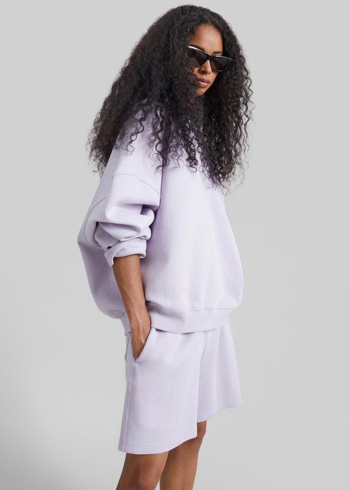 Lorcy Oversized Sweatshirt - Lavender