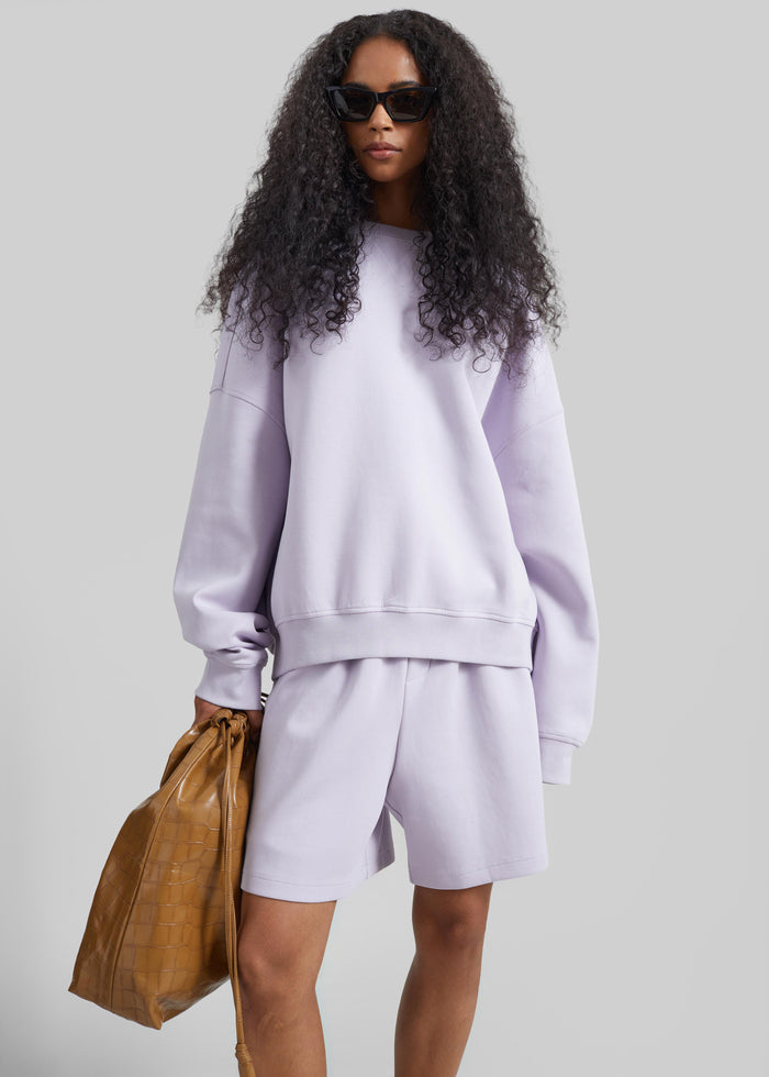 Lorcy Oversized Sweatshirt - Lavender