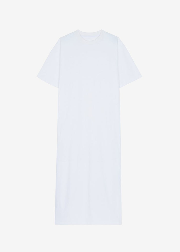 Lou Oversized Tee Dress - Optic White Dress The Frankie Shop