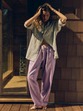 Dark Slate Gray lounge pant in lilac