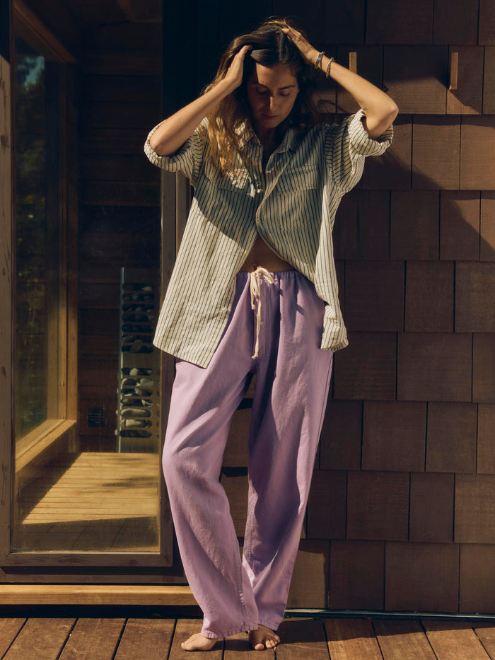 Dark Slate Gray lounge pant in lilac