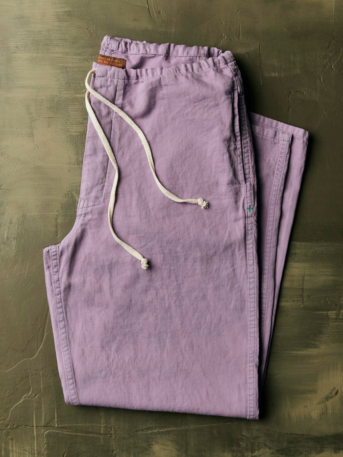 Rosy Brown lounge pant in lilac