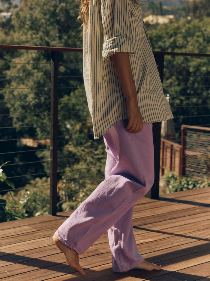 Dark Slate Gray lounge pant in lilac