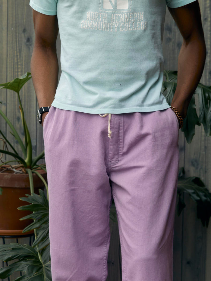 Rosy Brown lounge pant in lilac