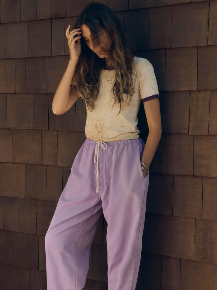 Dark Slate Gray lounge pant in lilac