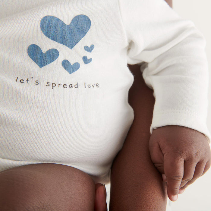Love Long Sleeve Bodysuit 4 Pack