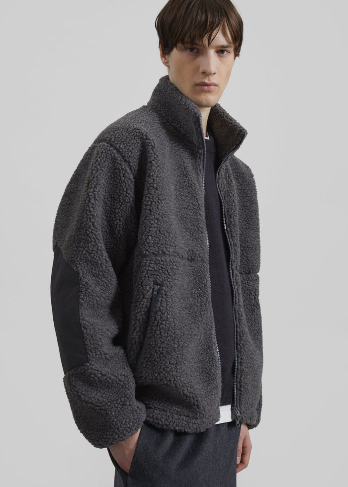 Lucan Fleece Jacket - Grey