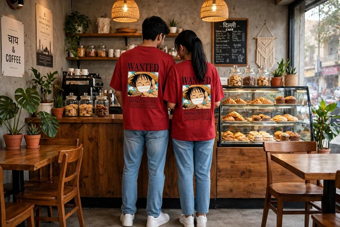 Luffy Red Horizon Oversized Tee