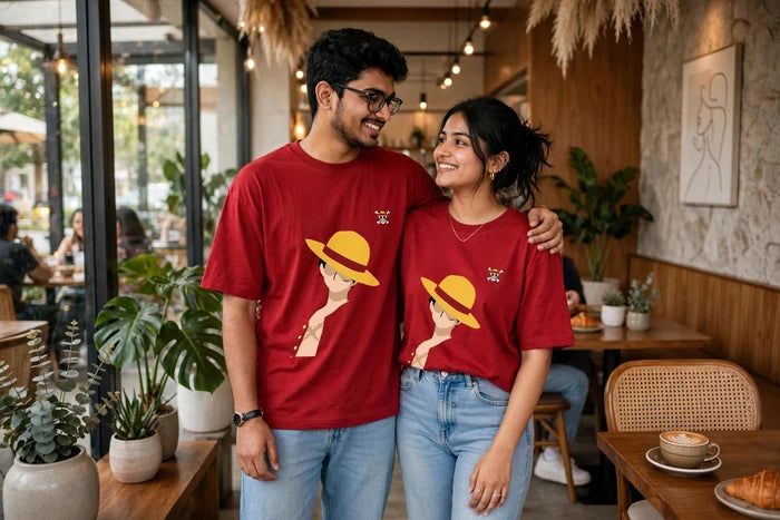 Luffy Red Horizon Oversized Tee