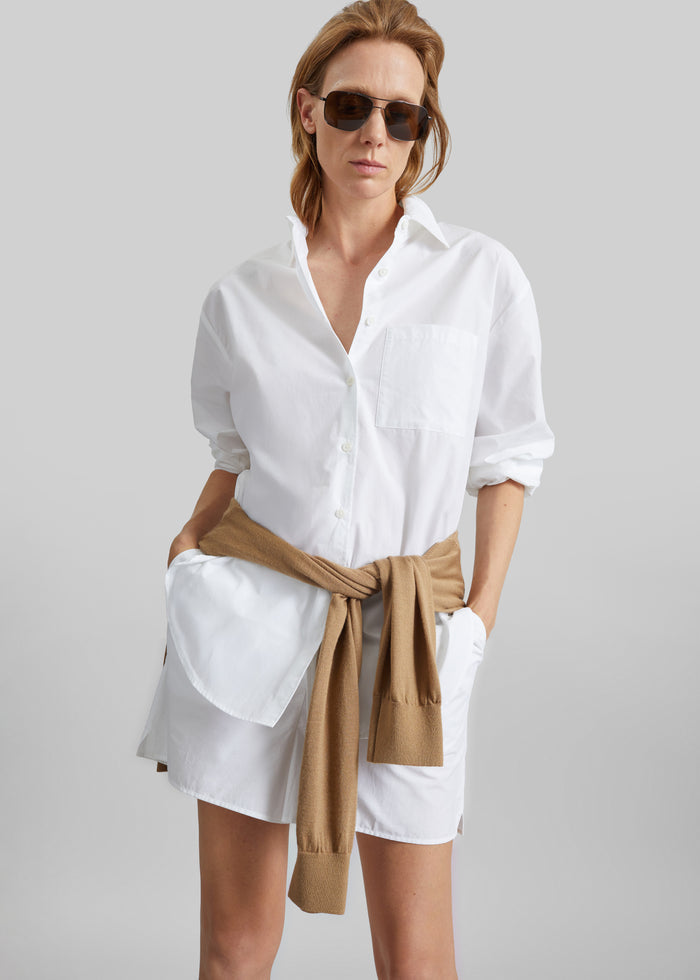 Lui Organic Cotton Boxer Shorts - White