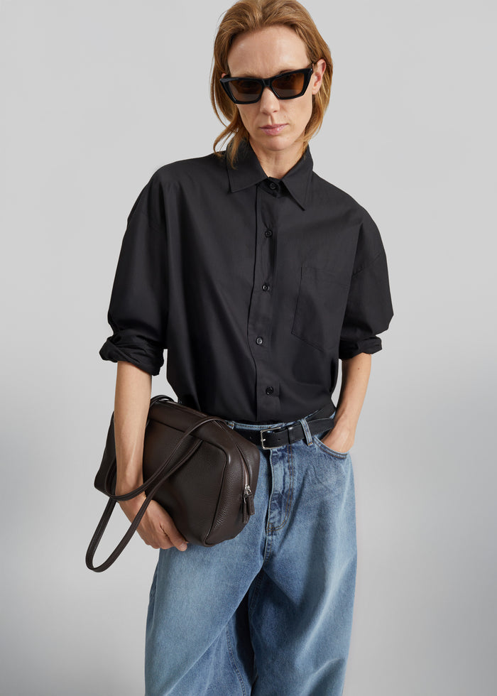 Lui Organic Cotton Shirt - Black