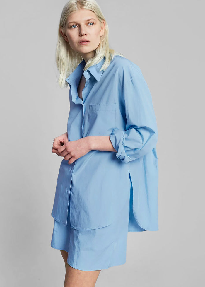 Lui Organic Cotton Shirt - Blue