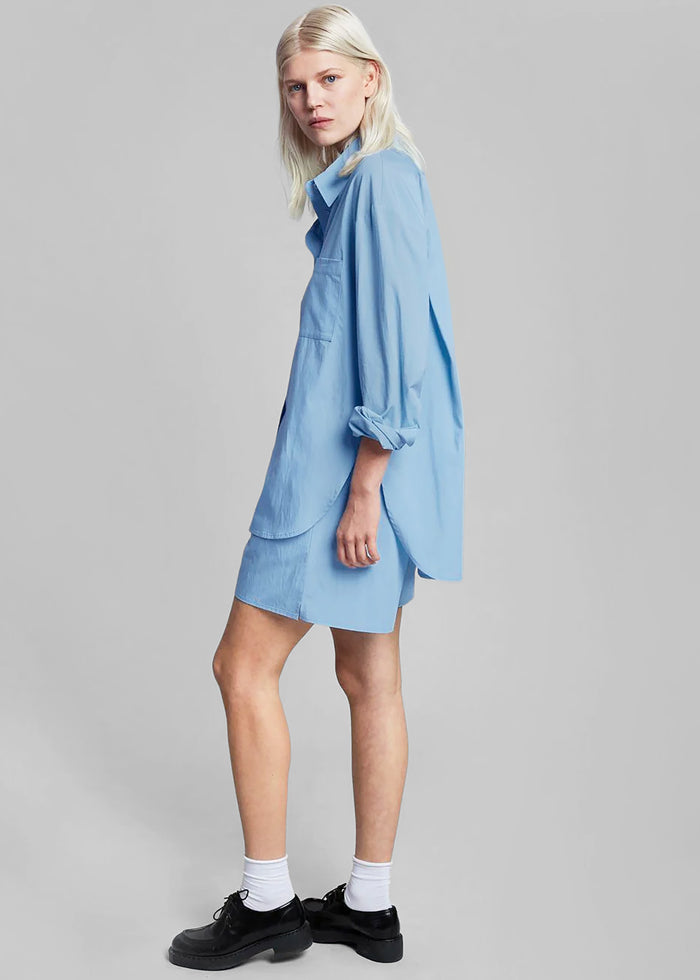 Lui Organic Cotton Shirt - Blue