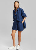 Lui Organic Cotton Shirt - Navy