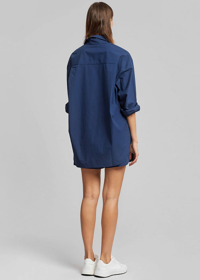 Lui Organic Cotton Shirt - Navy