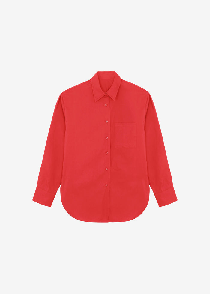 Lui Organic Cotton Shirt - Red
