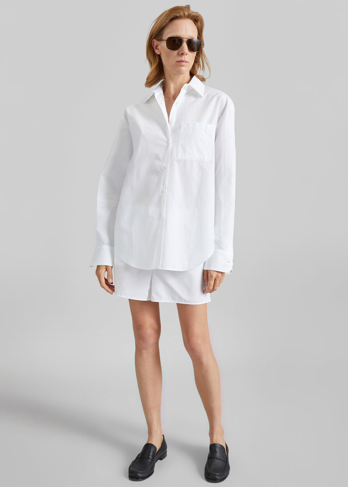 Lui Organic Cotton Shirt - White