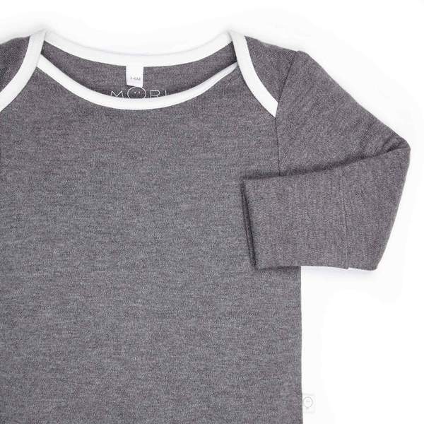 detail of a baby and toddler lunar bodysuit