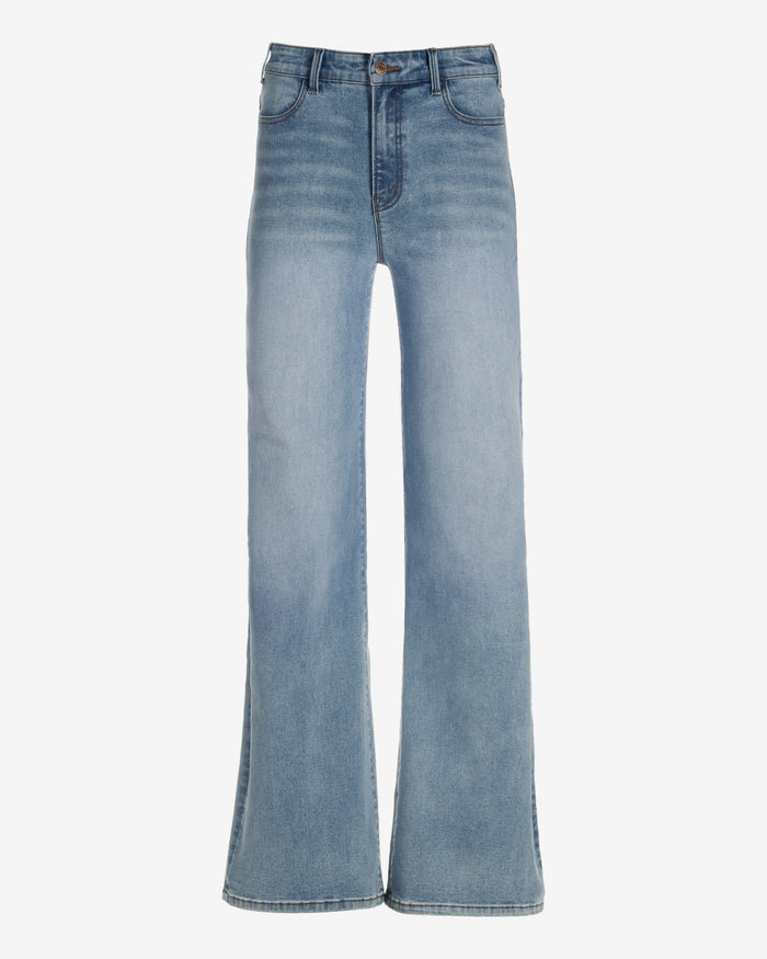 Malibu High-Rise Wide Leg Jean Light Med Wash