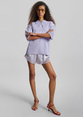 Malmo Satin Mini Shorts - Lavender