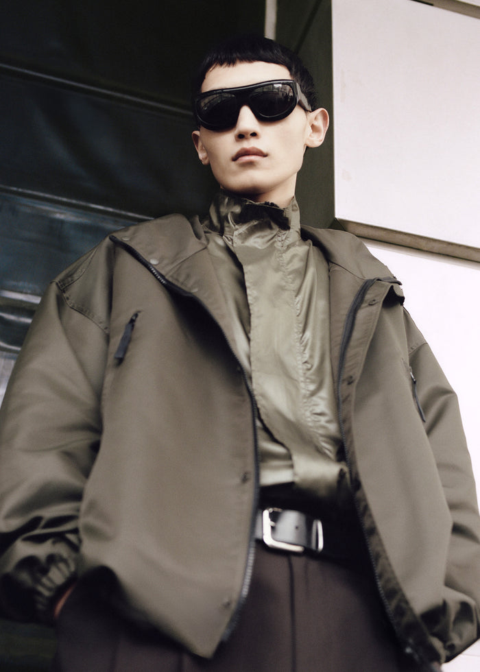 Malmore Windbreaker Jacket - Dark Olive