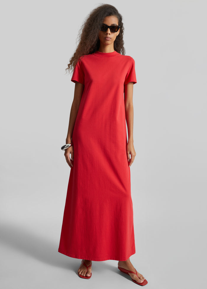 Malo T-Shirt Dress - Red