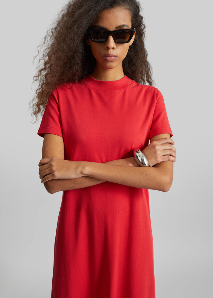 Malo T-Shirt Dress - Red