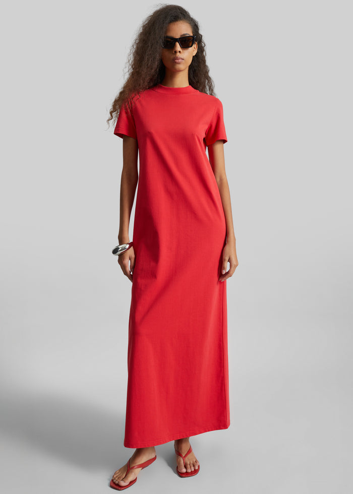 Malo T-Shirt Dress - Red