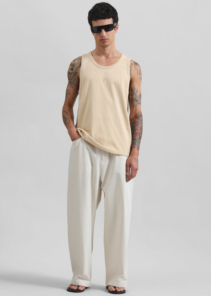 Malton Wide Trousers - Ecru