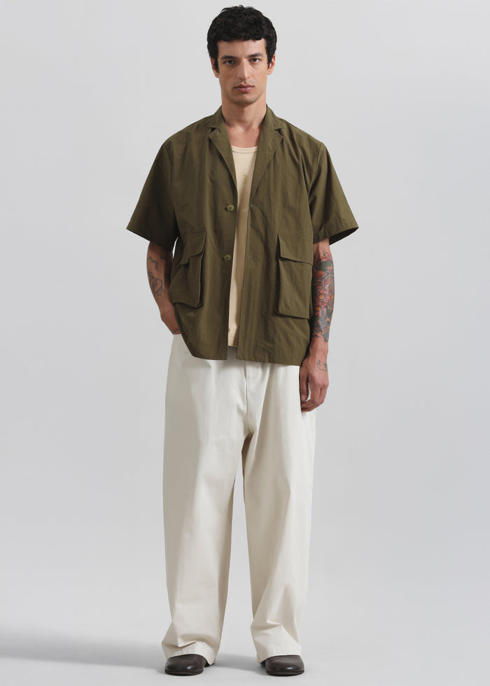 Malton Wide Trousers - Ecru