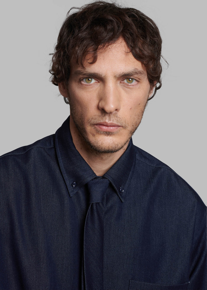Mason Button Up Shirt - Indigo