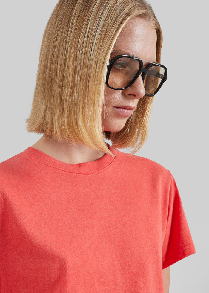 Meriot Simple Tee - Red
